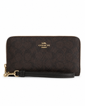 Cartera Coach Long Zip Around Wallet