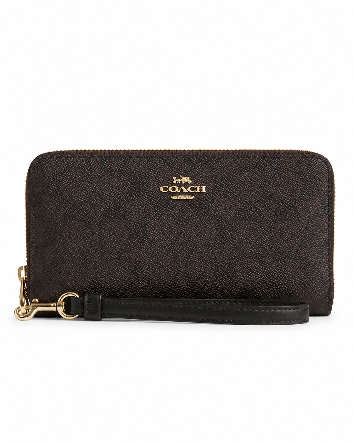 Cartera Coach Long Zip Around Wallet