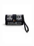 Cartera Steve Madden Gris con Negro