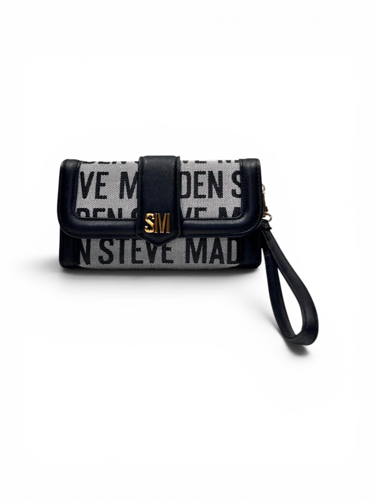 Cartera Steve Madden Gris con Negro