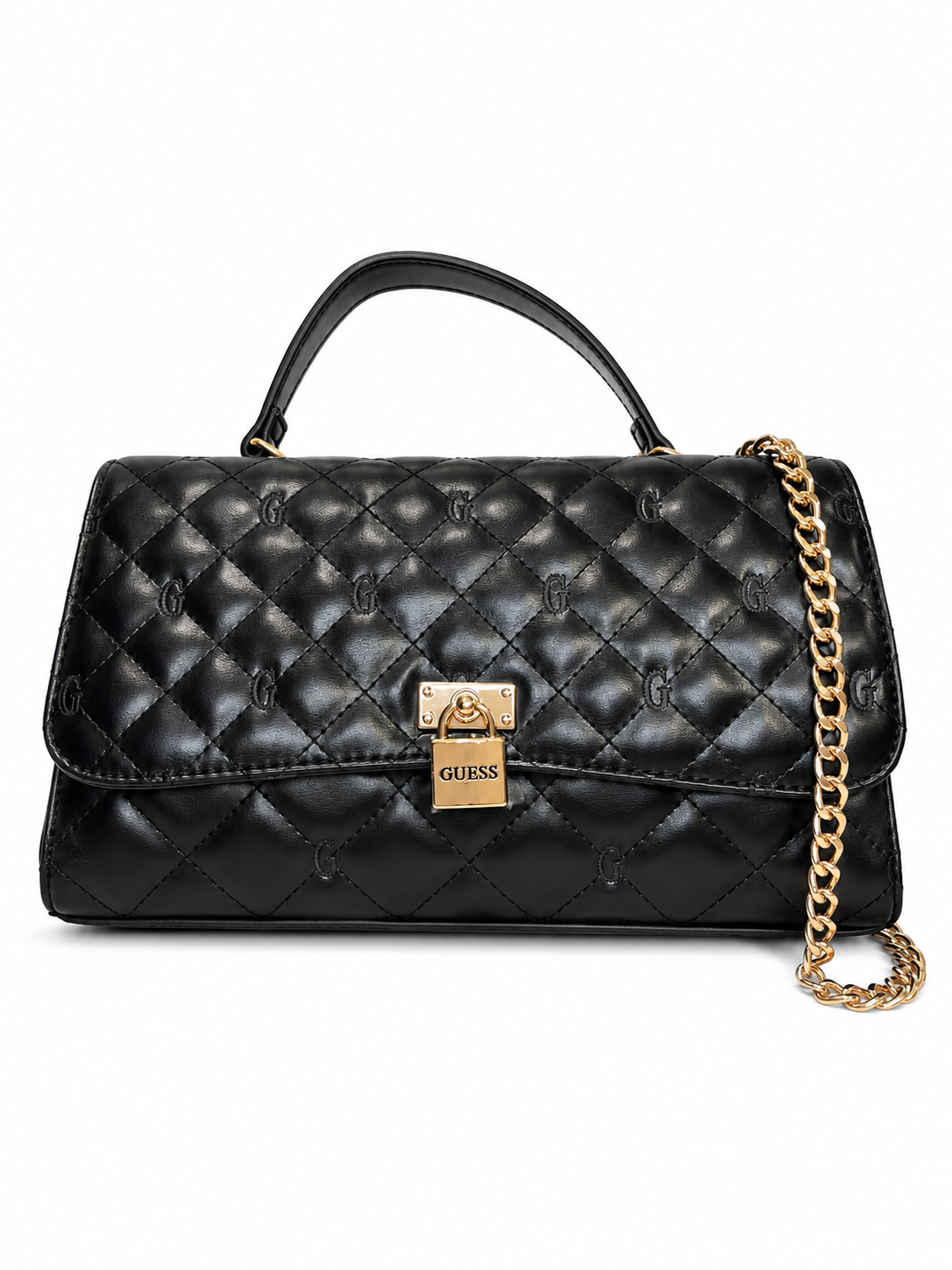 Bolso Guess Crossbody Negro Cadena