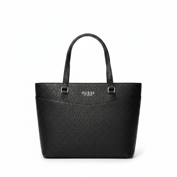 Bolsa Tote Guess Negro Monograma