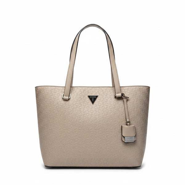 Bolso Tote Guess Beige Monograma