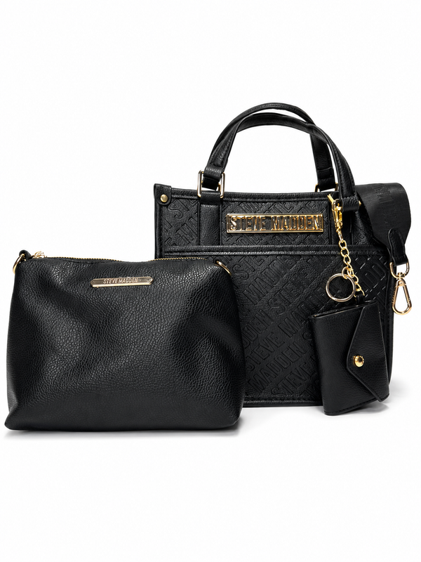 Bolsa Steve Madden Negra con Bolsa Interior