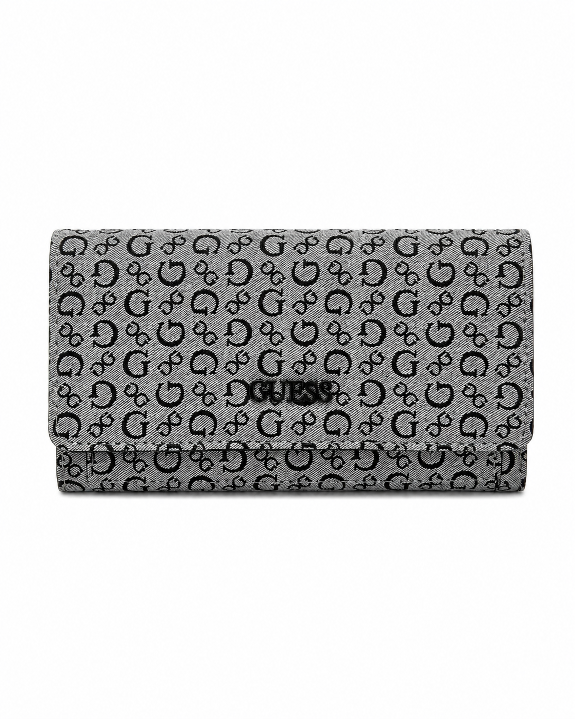 Cartera Guess Gris Monograma