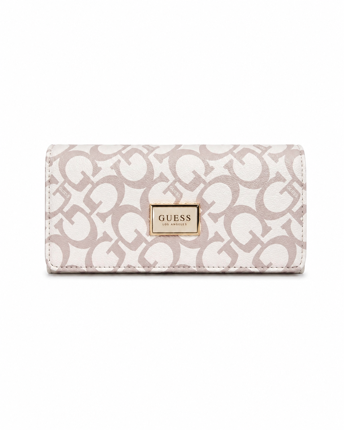 Cartera Guess Blanca con Rosa