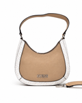Bolsa Guess Beige y Blanca Hobo