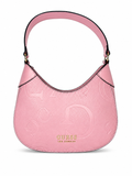 Bolsa Guess Hombro Crossbody Rosa Monograma