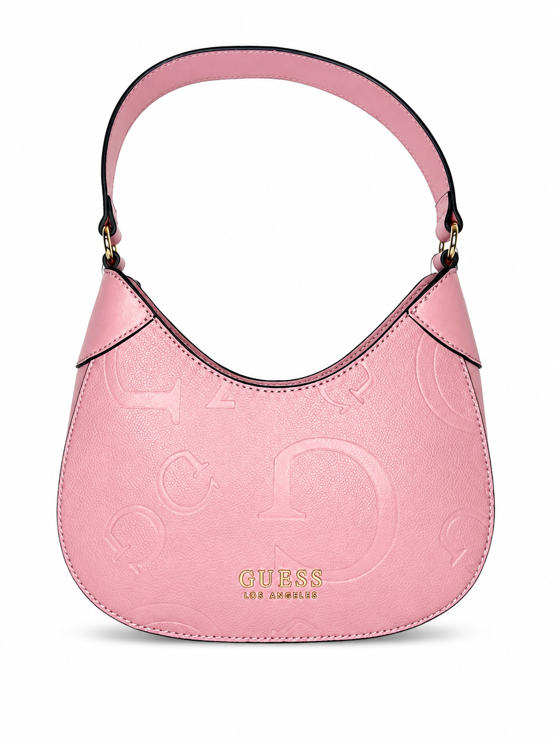 Bolsa Guess Hombro Crossbody Rosa Monograma