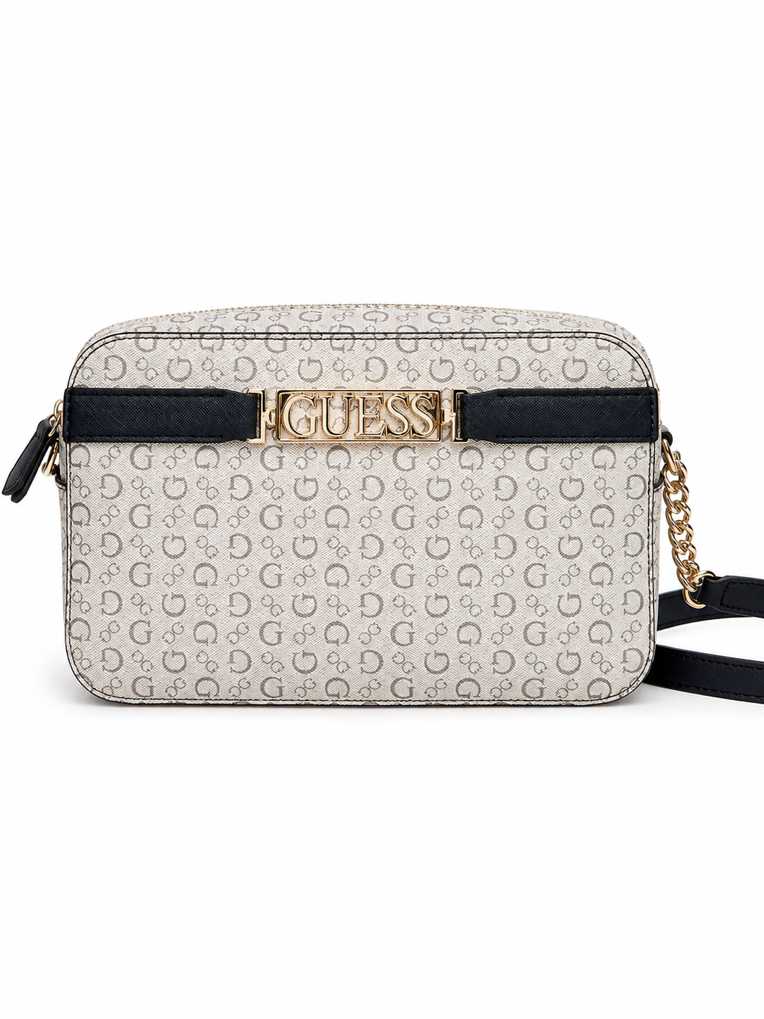 Bolsa Guess Crossbody Blanca Monograma