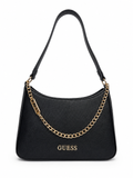 Bolsa Guess Hombro Negra con Cadena Dorada