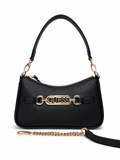 Bolsa Guess Crossbody Negra con Dorado
