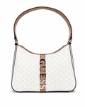 Bolsa Guess Hombro Blanca y Café