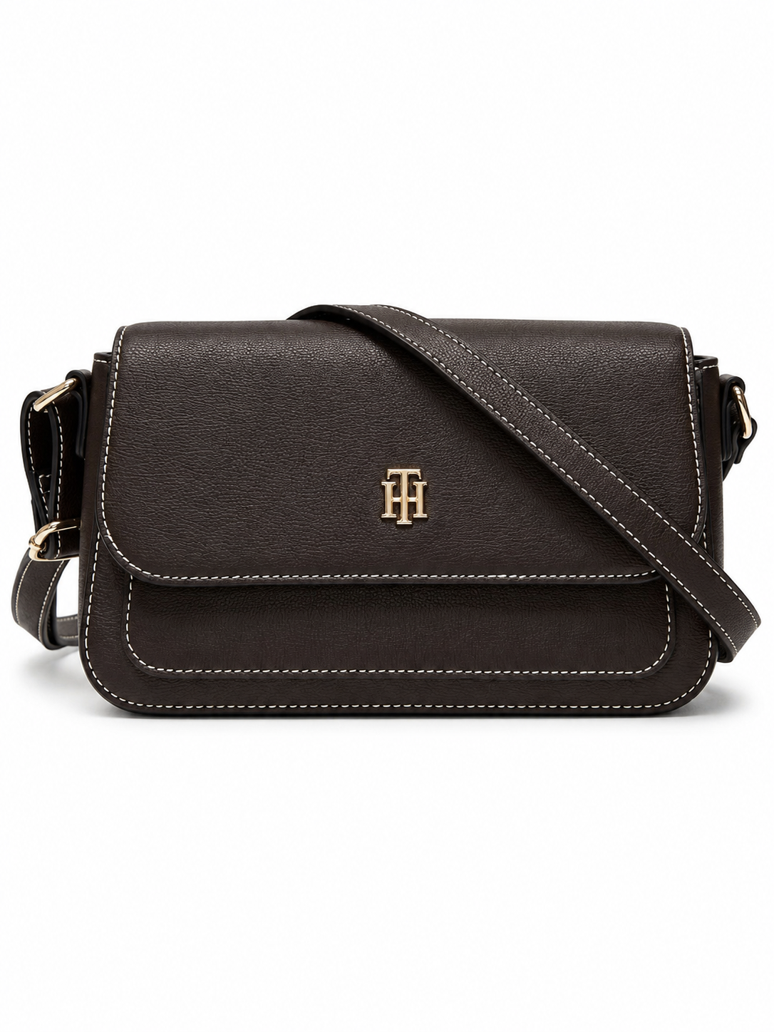 Bolsa Tommy Hilfiger Crossbody Café