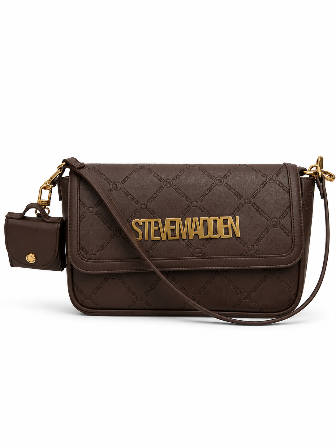 Crossbody Steve Madden Café Monograma