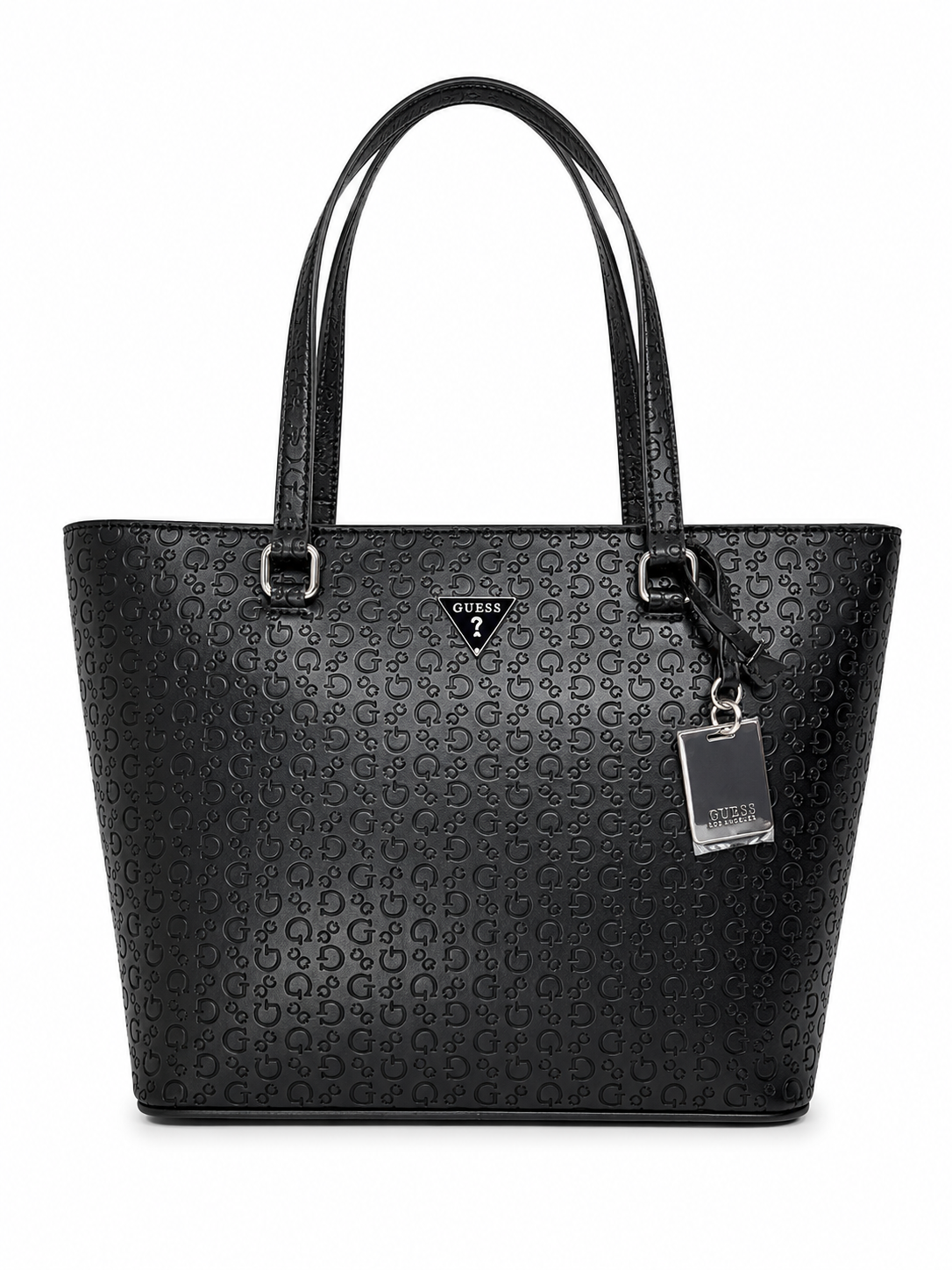 Tote Guess Negro Monograma