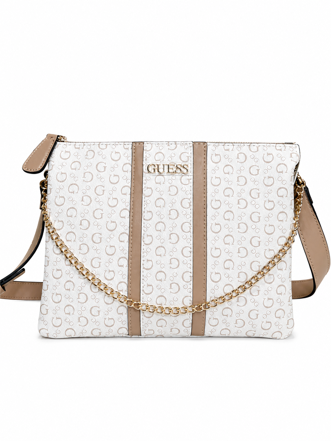Crossbody Guess Blanco Cadena