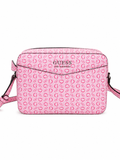 Bolsa Guess Crossbody Rosa Monograma