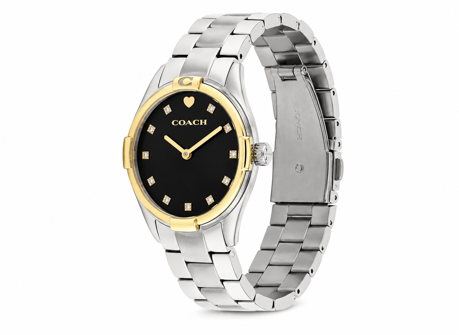Reloj Coach Brooks Two Tone Black