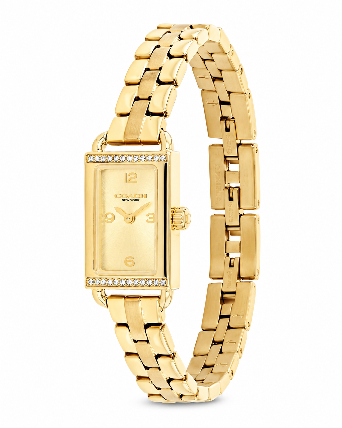 Reloj Coach Mini Liz Gold Crystal
