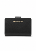 Cartera Michael Kors Medium Signature Logo Wallet Negro