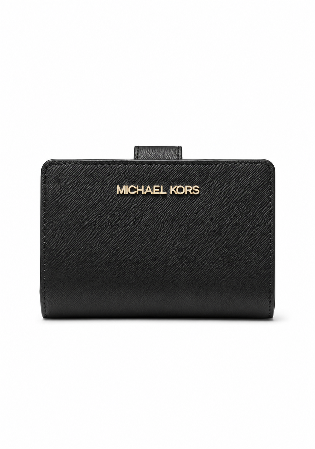Cartera Michael Kors Medium Signature Logo Wallet Negro