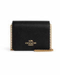 Cartera Coach Mini Bag Chain Negro