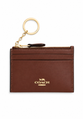 Cartera Coach Mini Skinny ID Case Cafe