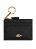 Cartera Coach Mini Skinny ID Case Negro