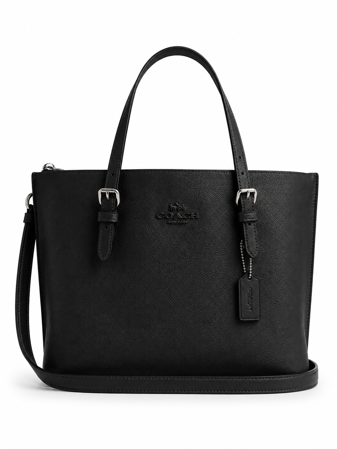 Bolso Coach Mollie Tote Bag Crossbody 25 Signature Blanco