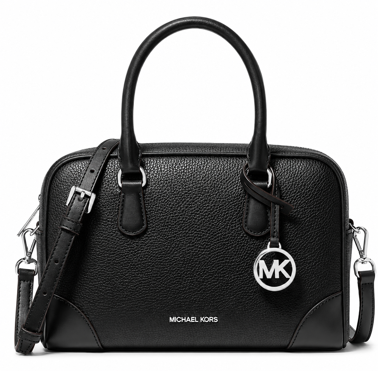 Bolso Michael Kors Thompson Medium Pebbled Leather Satchel Crossbody