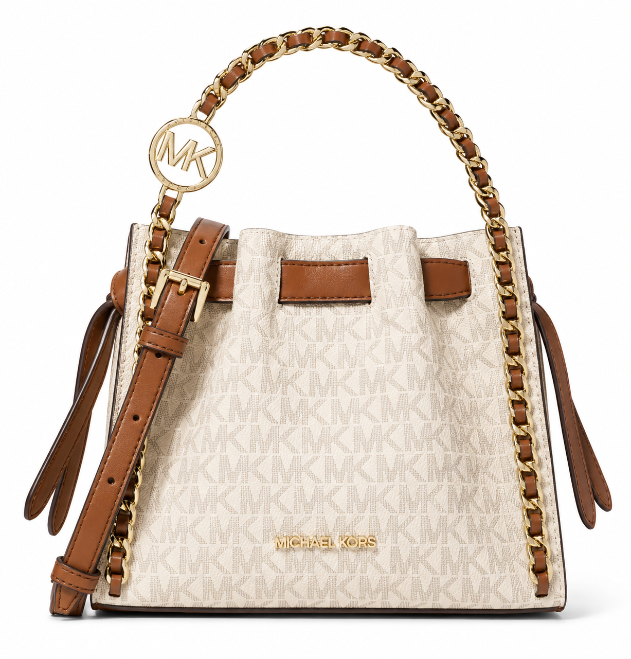 Bolso Michael Kors Mina Small Signature Logo Chain Crossbody Bag