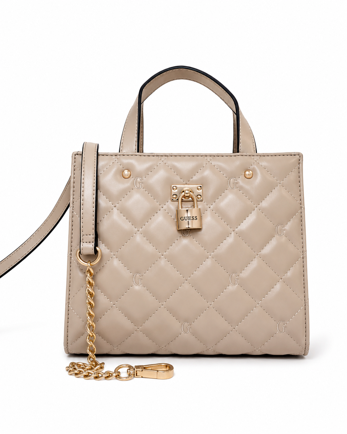 Crossbody Guess Beige Monograma