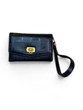 Cartera Steve Madden Negro Monograma