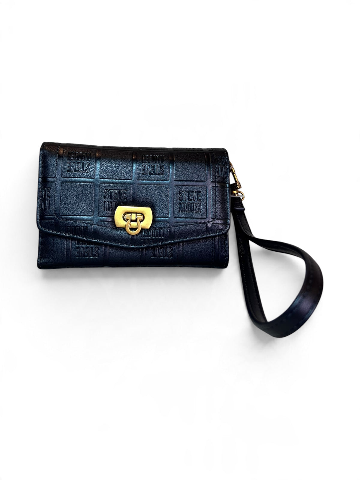 Cartera Steve Madden Negro Monograma