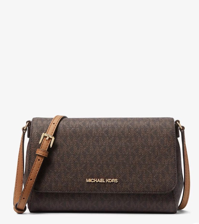 Bolso Michael Kors Medium Logo Convertible Brown