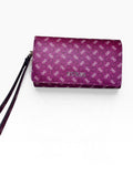 Cartera Guess color fucsia con monograma