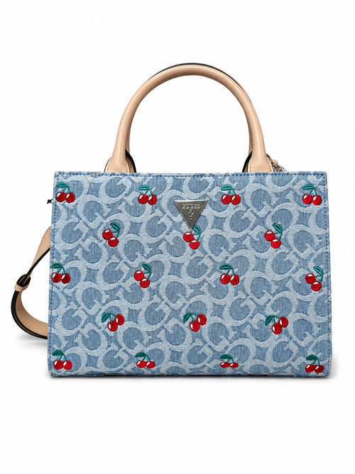 Bolsa Guess azul con cerezas