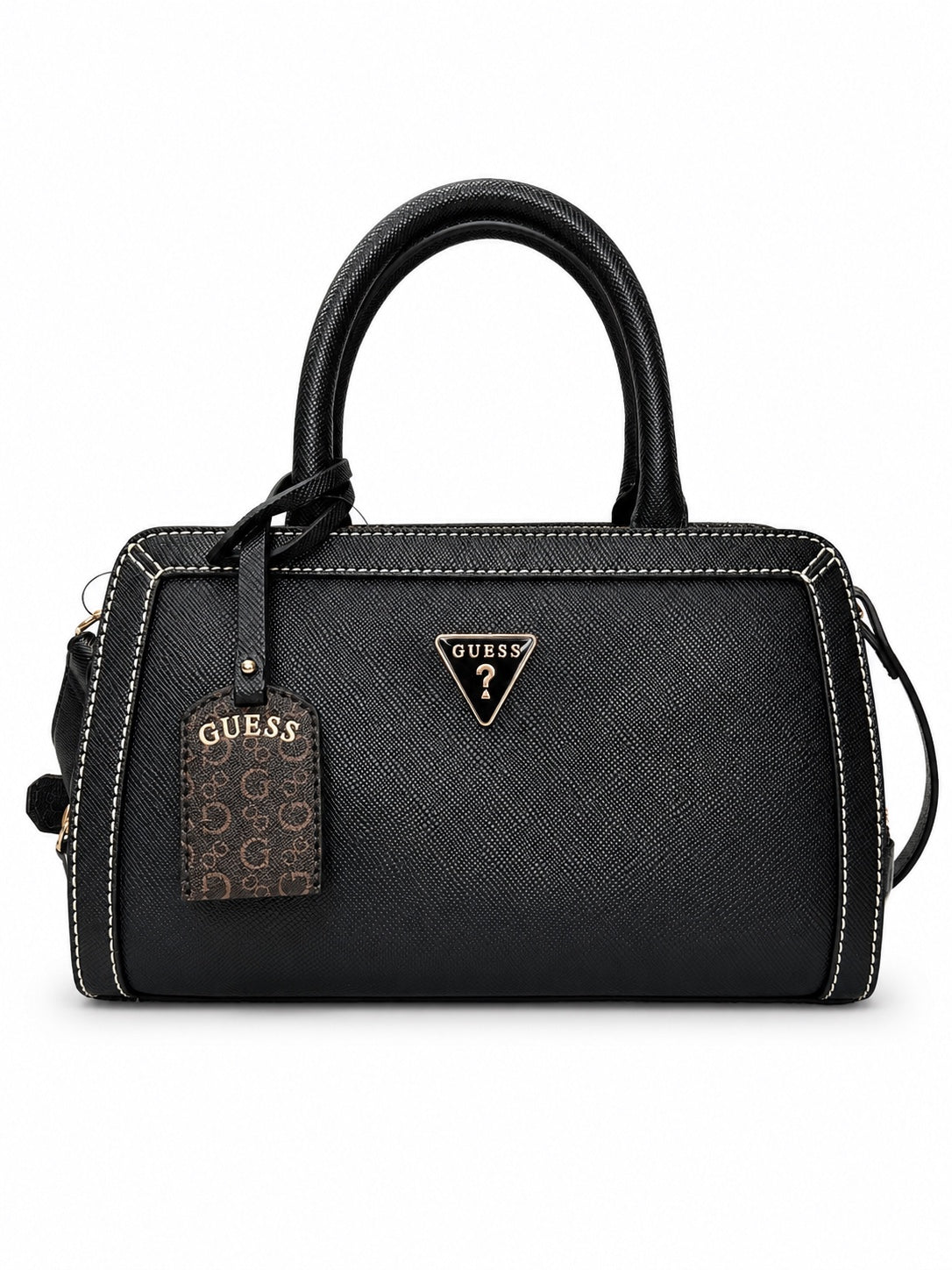 Bolsa Guess negra con correa crossbody