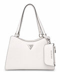 Bolso Guess blanco con monograma y pouch