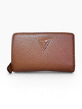Cartera Guess compacta color café
