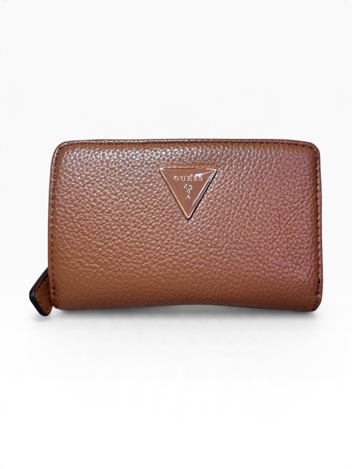 Cartera Guess compacta color café