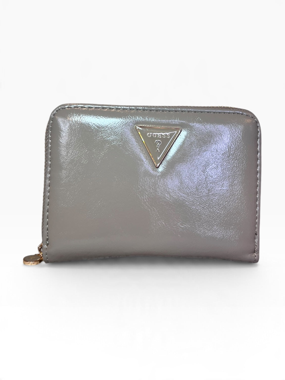 Cartera Guess compacta color plata