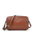 Bolsa Guess Crossbody Camera Camel Monograma