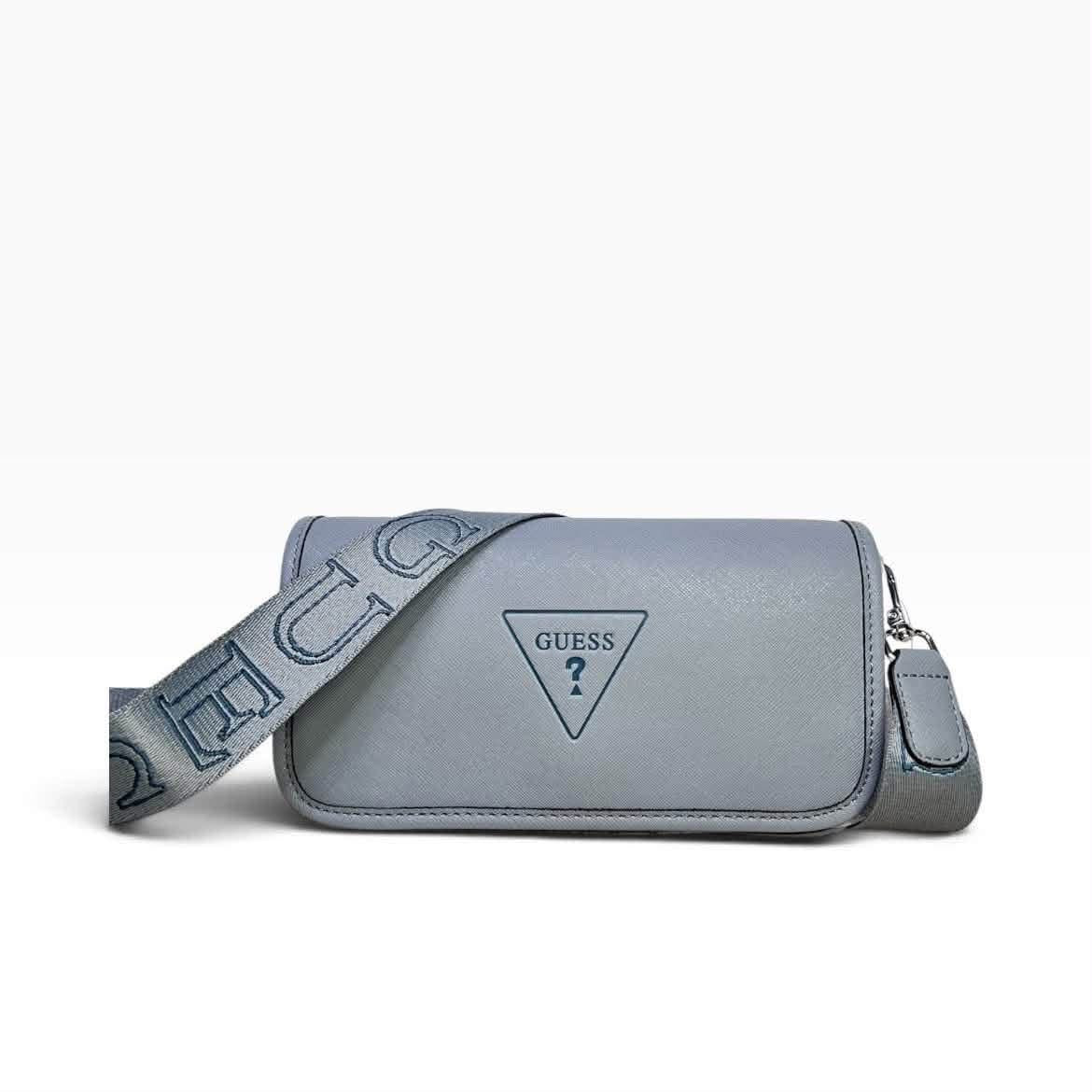 Bolsa Guess Crossbody Messenger Gris