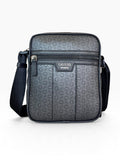 Bolsa Guess Crossbody Messenger Negro Monograma
