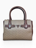 Bolsa Guess Crossbody Satchel Beige Café