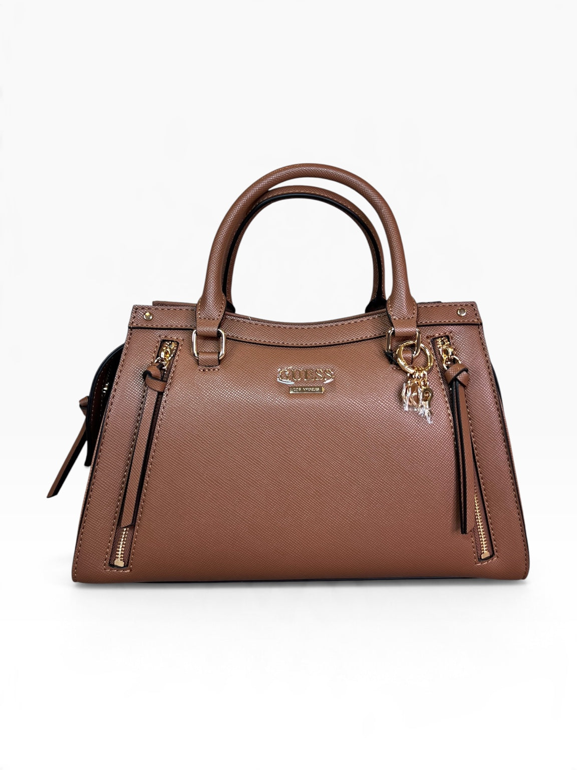 Bolsa Guess Crossbody Satchel café