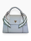 Bolsa Guess Crossbody Satchel Gris Claro