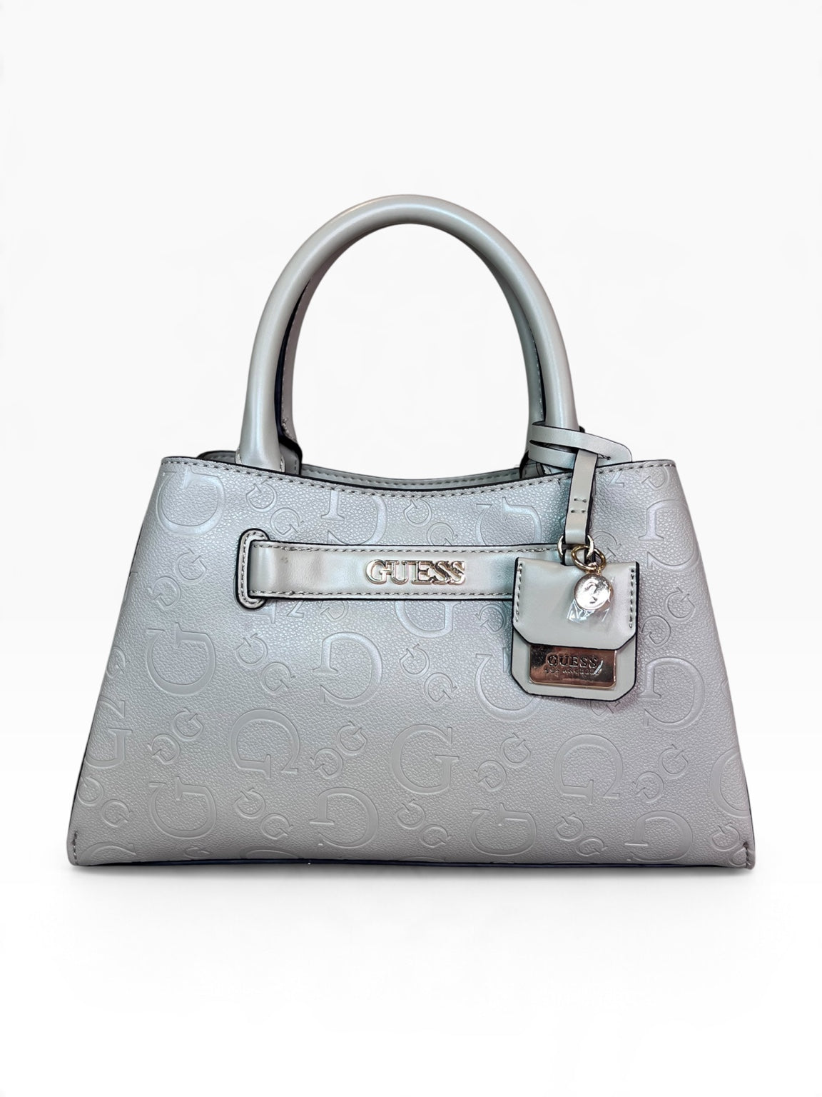 Bolsa Guess Crossbody Satchel gris claro